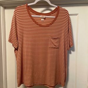 Mossimo Supply Co XL Stripped Scoop Neck Shirt